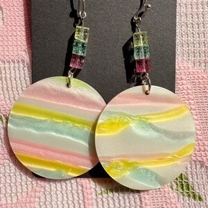Colorful Striped Earrings
